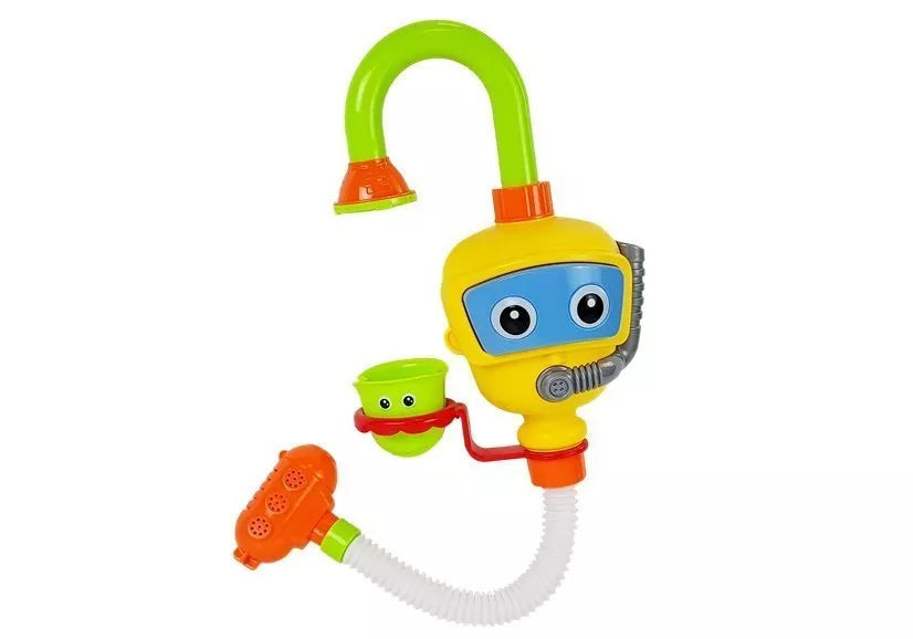 Robotas naras su vandens kriokliu