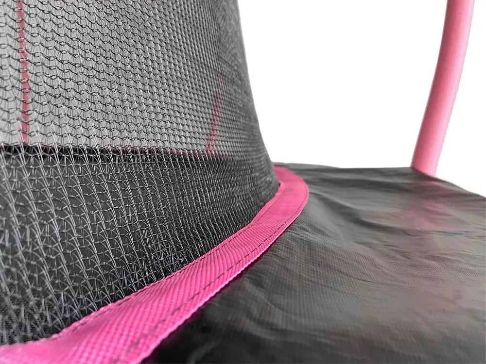 LEAN Sport Max 14ft (426 cm) batutas – juodas su rožiniais akcentais
