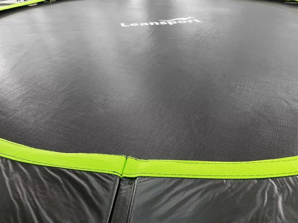 LEAN Sport Max 14ft (426 cm) batutas – juodas su žaliais akcentais