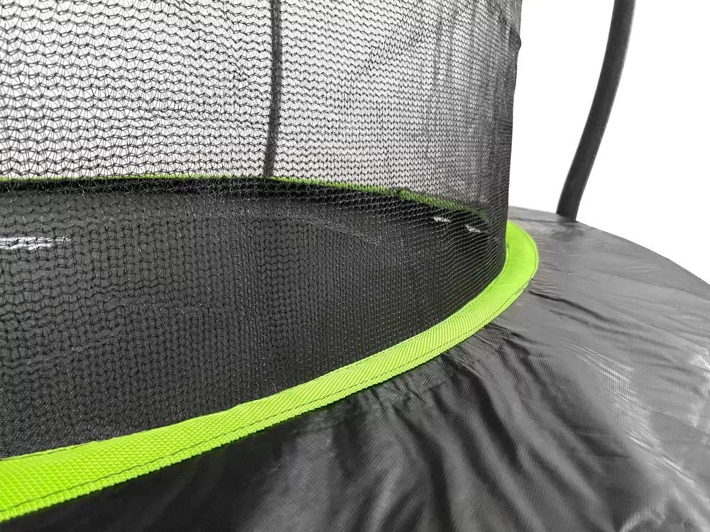 LEAN Sport Max 14ft (426 cm) batutas – juodas su žaliais akcentais