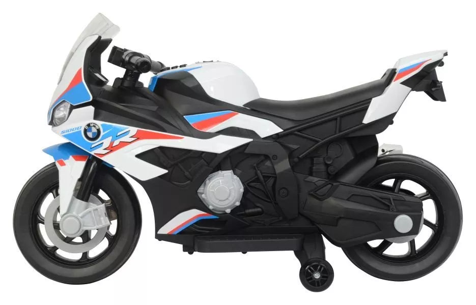 Elektrinis vaikiškas motociklas BMW S1000RR 2156, baltas