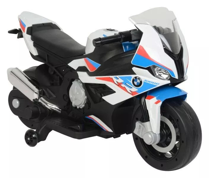 Elektrinis vaikiškas motociklas BMW S1000RR 2156, baltas