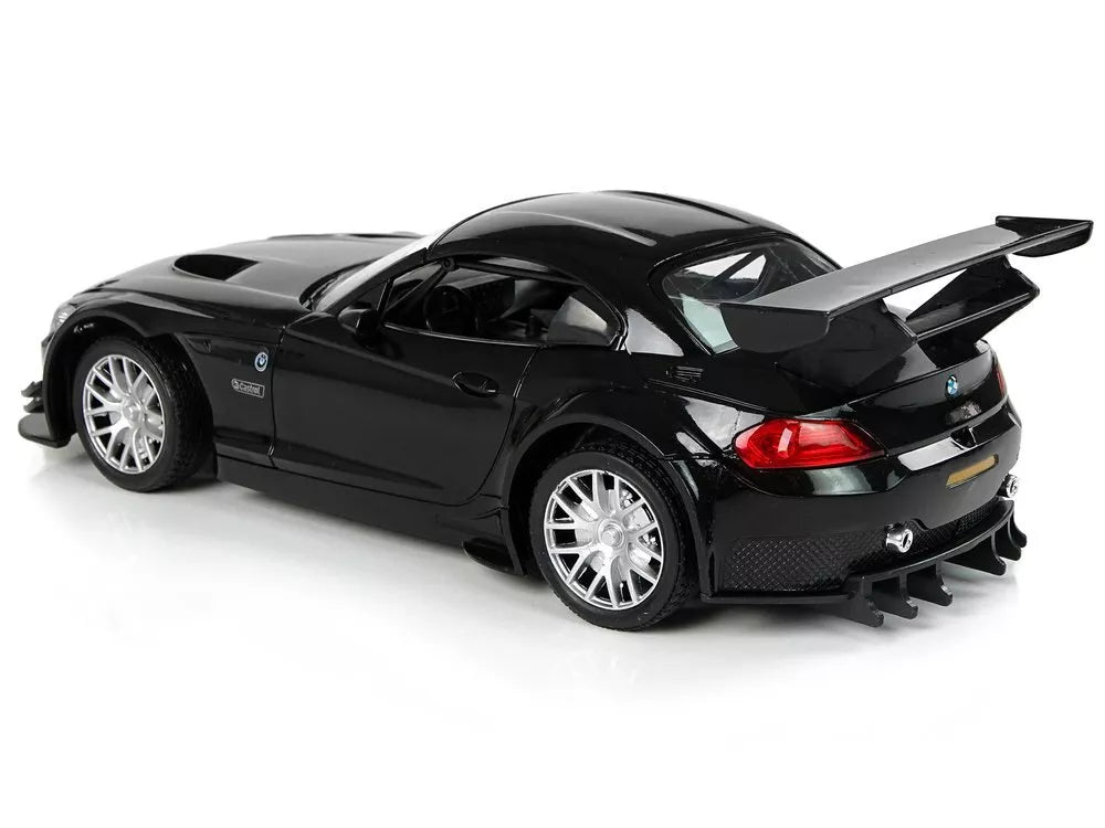 Nuotoliniu būdu valdomas sportinis automobilis BMW Z4 GT3 1:18, 2.4 GHz – juodas