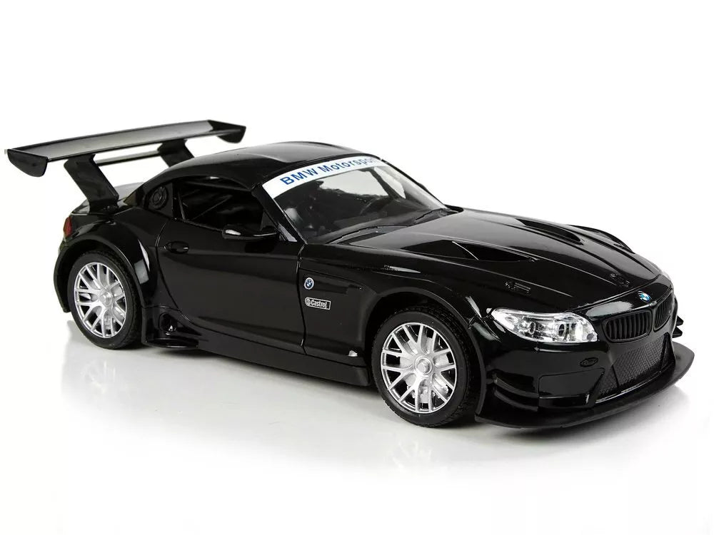 Nuotoliniu būdu valdomas sportinis automobilis BMW Z4 GT3 1:18, 2.4 GHz – juodas