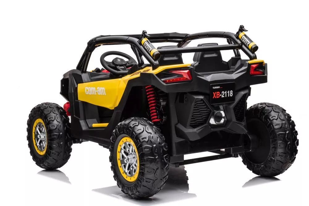 Elektrinis vaikiškas automobilis XB-2118 (auksinės spalvos)