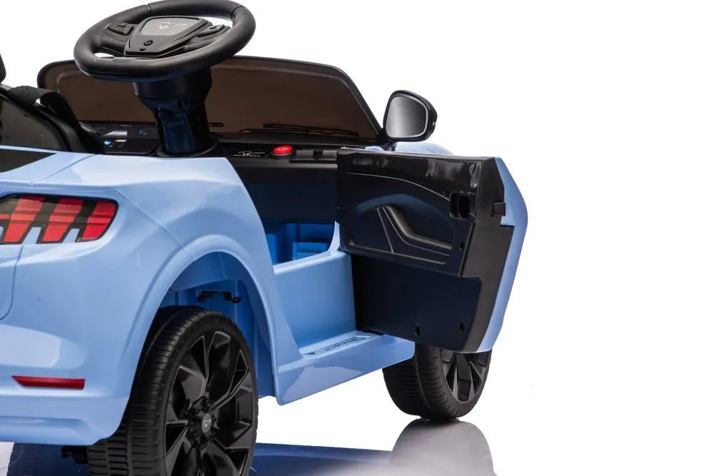 Akumuliatorinis automobilis „Ford Mustang Mach‑E“ mėlynas