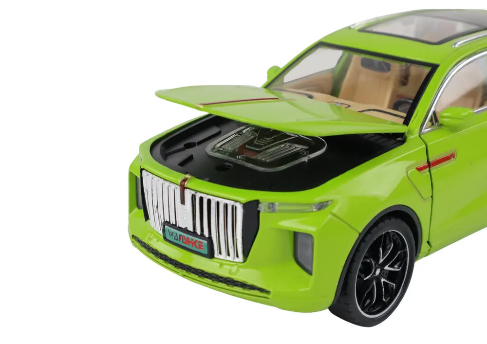 Aluminum RC Car Model 1:24 – žalias nuotoliniu būdu valdomas automobilis