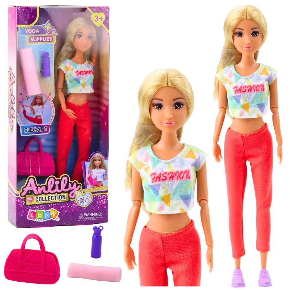Anlily jogos lėlė su priedais
