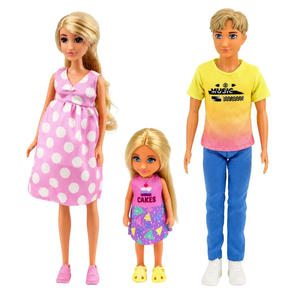 Anlily šeimos lėlių rinkinys su parduotuvės aksesuarais