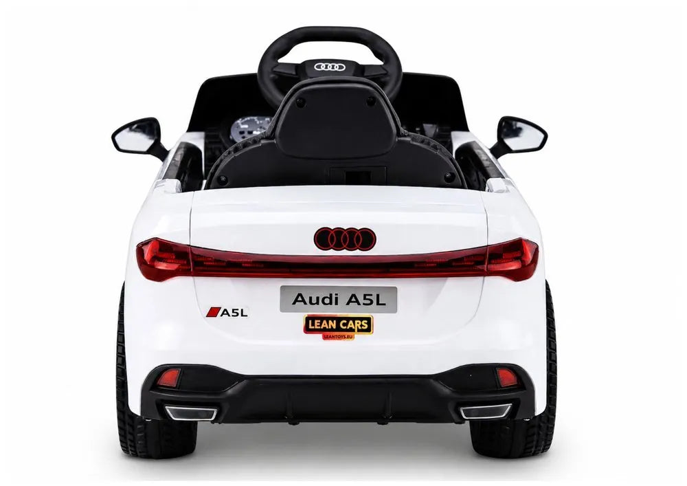 Audi A5L HL788 baltas akumuliatorinis automobilis vaikams