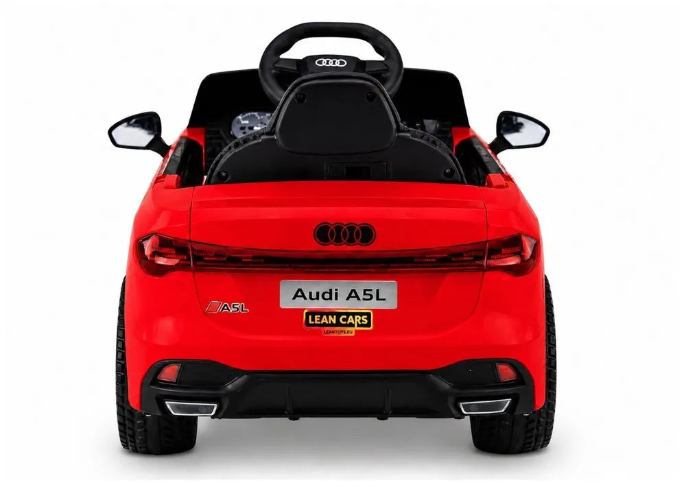 Audi A5L HL788 raudonas akumuliatorinis automobilis vaikams
