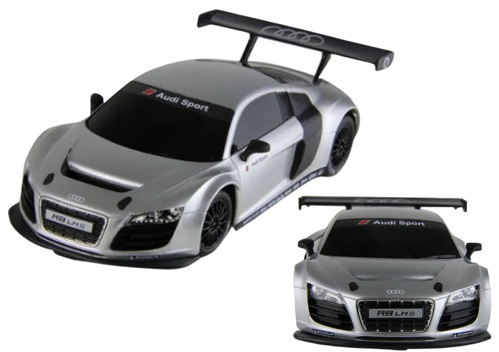 Audi R8 LMS 1:24 sidabrinis R/C automobilis