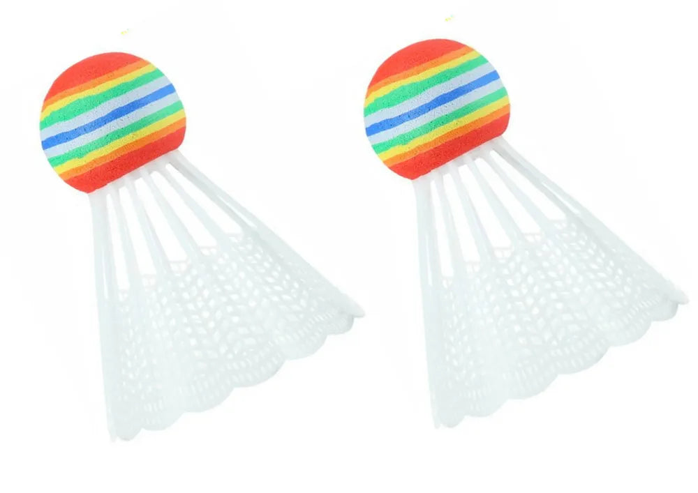 „Badminton Set Blue“ – 2 mėlynos badminton raketės su 2 kamuoliukais