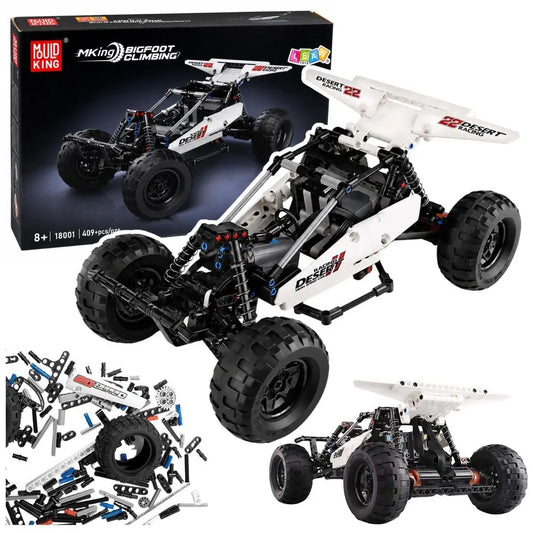 Bekelės RC automobilio konstruktorius iš 409 detalių