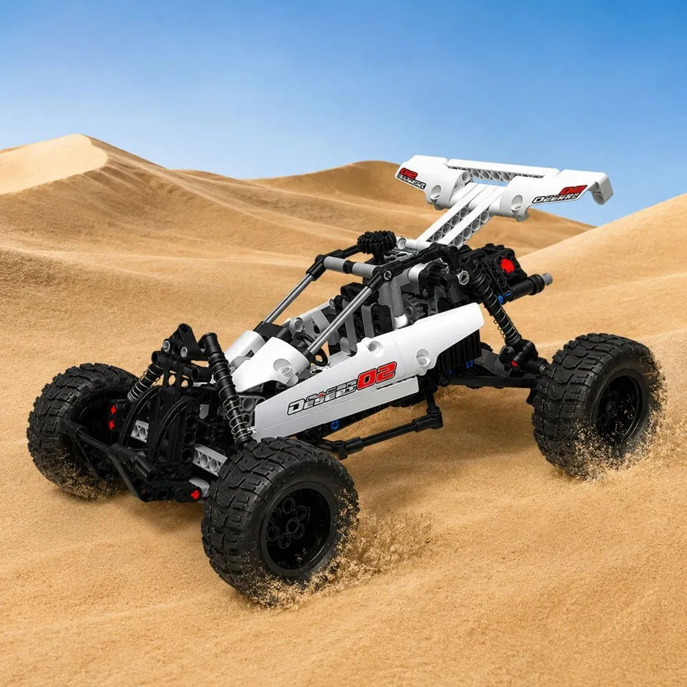 Bekelės RC automobilio konstruktorius iš 409 detalių