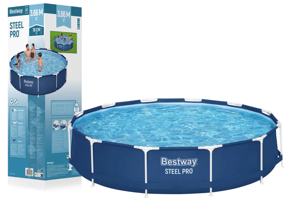 Bestway 366 × 76 cm karkasinis sodo baseinas