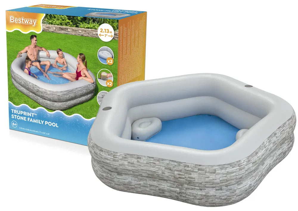 Bestway 54423 pripučiamas sodo baseinas – 213 × 206 × 53 cm