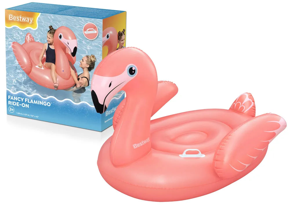 Bestway flamingas 138 cm pripučiamas