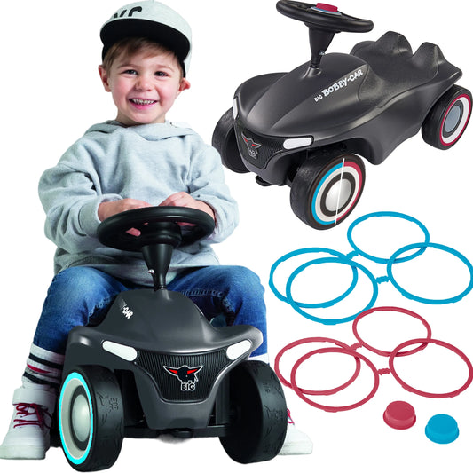 BIG Bobby Car Neo – ergonomiškas, tylus ir itin stabilus pirmasis važiavimo automobilis
