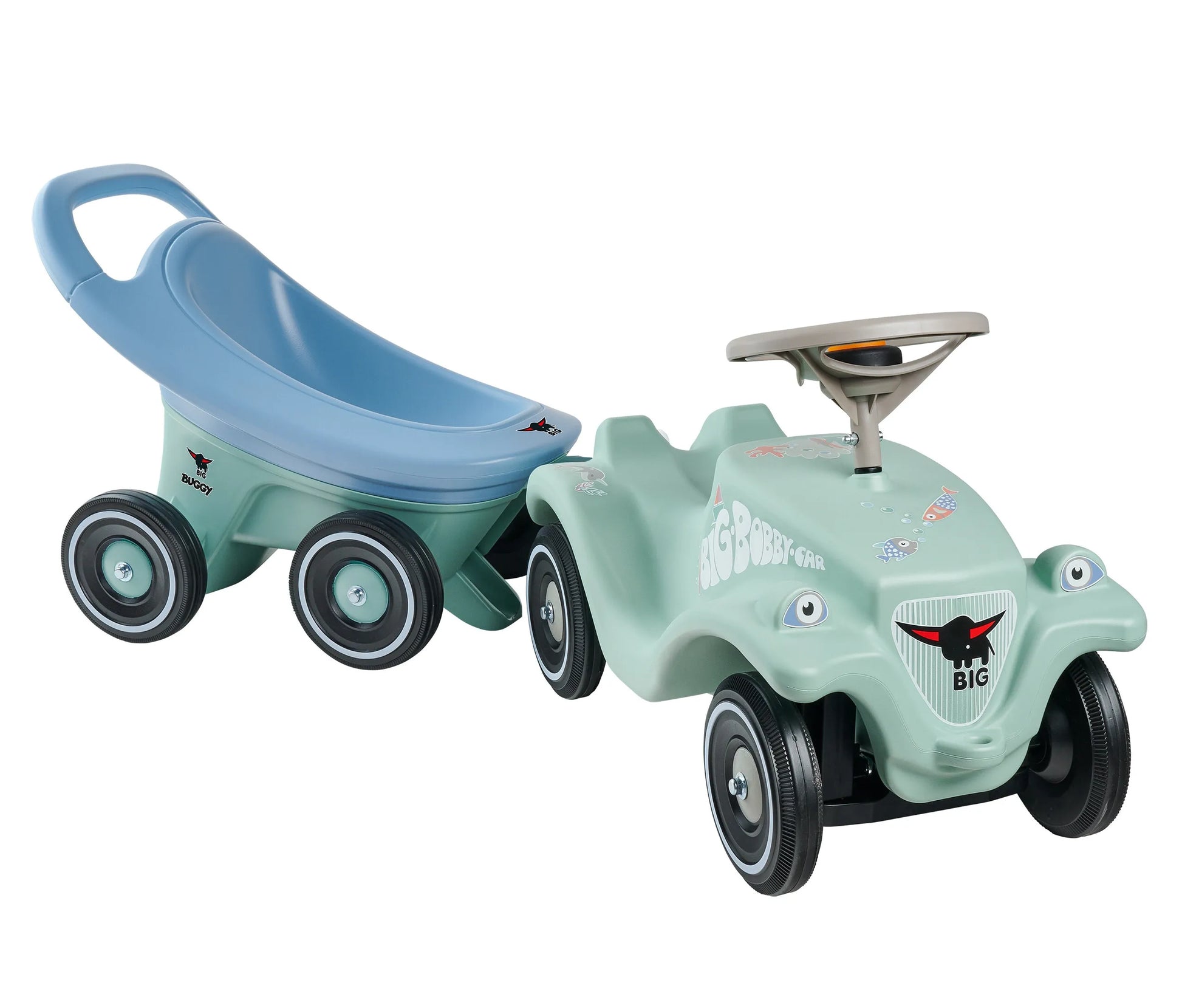 BIG Buggy 3in1 – vaikštynė, vežimėlis ir priekaba