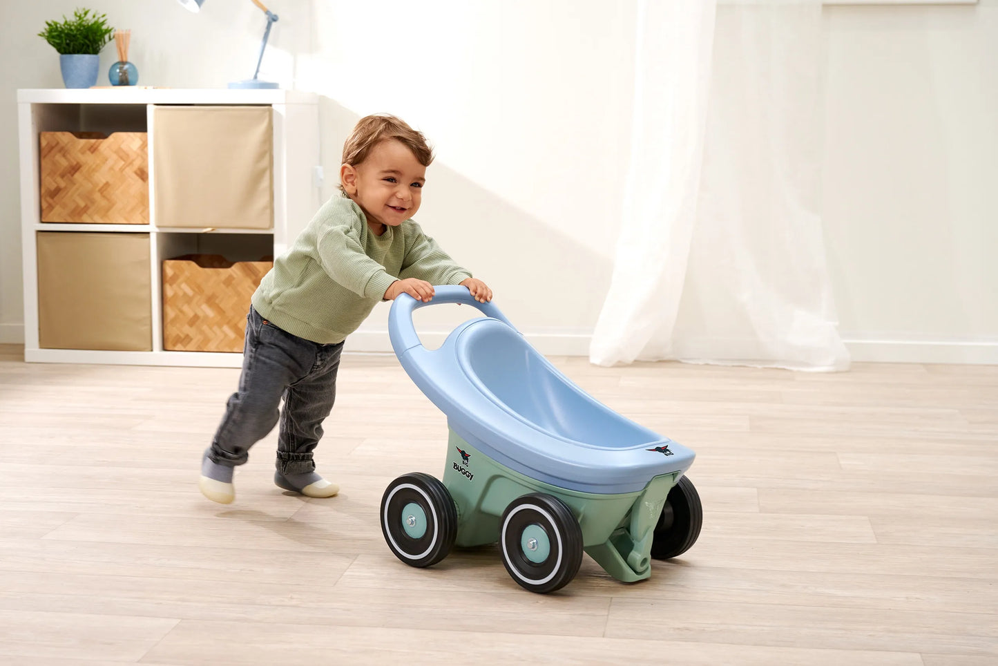 BIG Buggy 3in1 – vaikštynė, vežimėlis ir priekaba