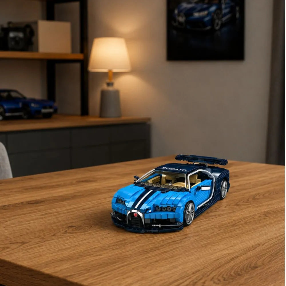 „Blue Supercar 1212“ – sportinio automobilio konstruktorius iš 1212 detalių