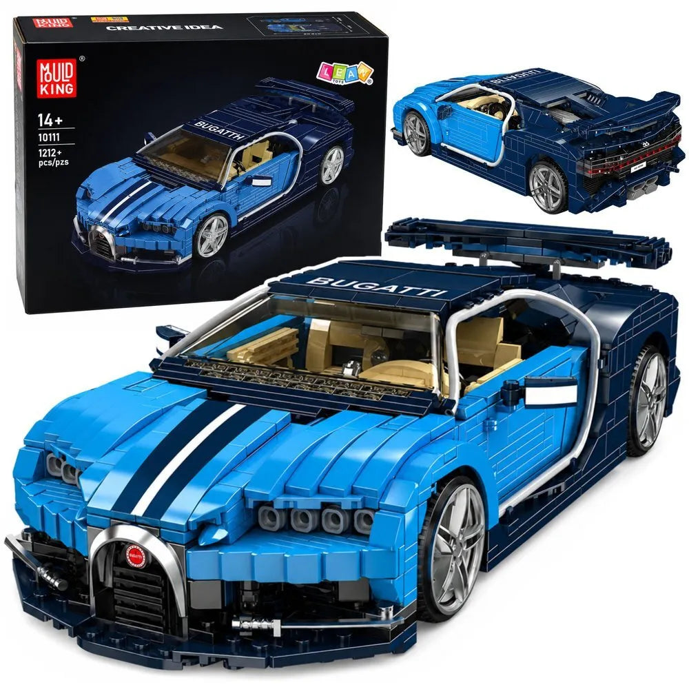 „Blue Supercar 1212“ – sportinio automobilio konstruktorius iš 1212 detalių