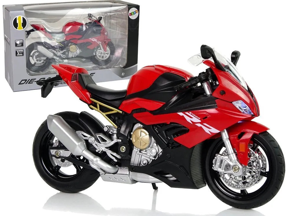 BMW S1000RR metalinis motociklas su šviesomis