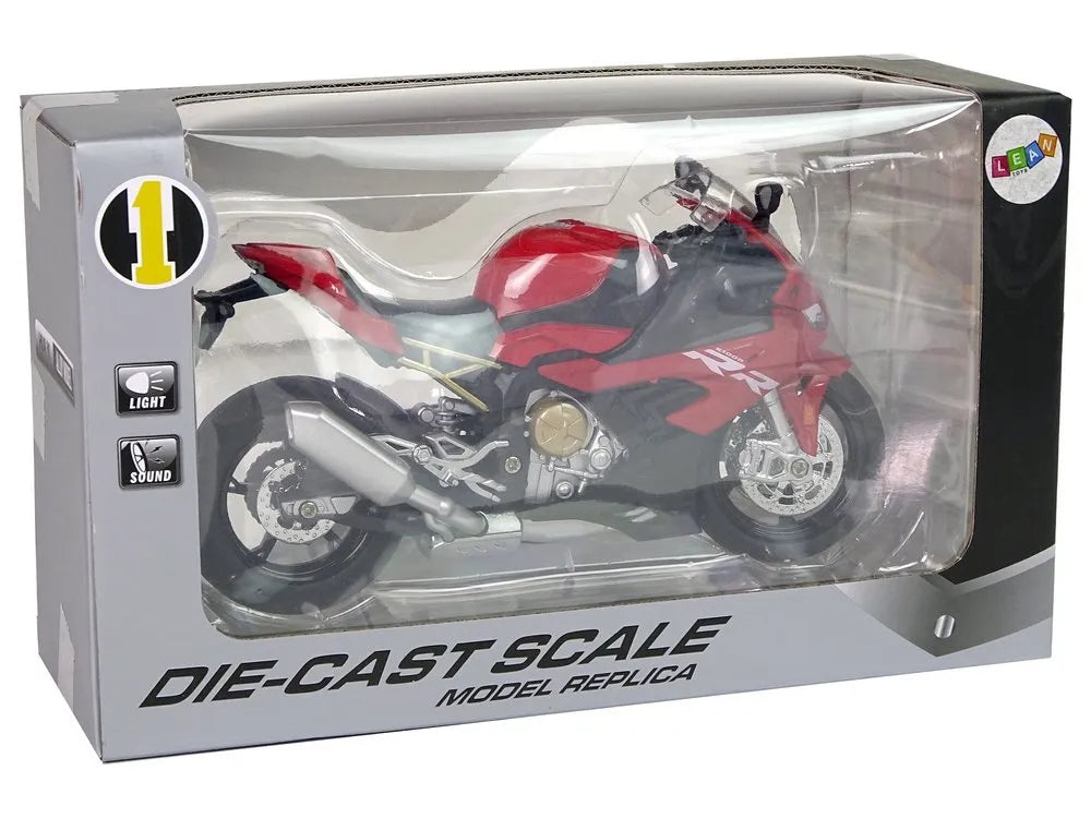 BMW S1000RR metalinis motociklas su šviesomis