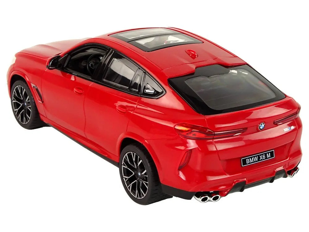 BMW X6 M Rastar 1:14 raudonas R/C automobilis