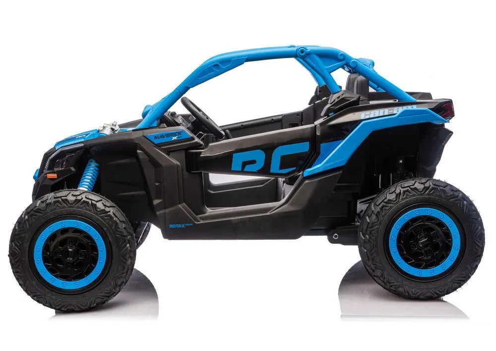 CAN‑AM Turbo RR 24V 4×4 mėlynas elektromobilis