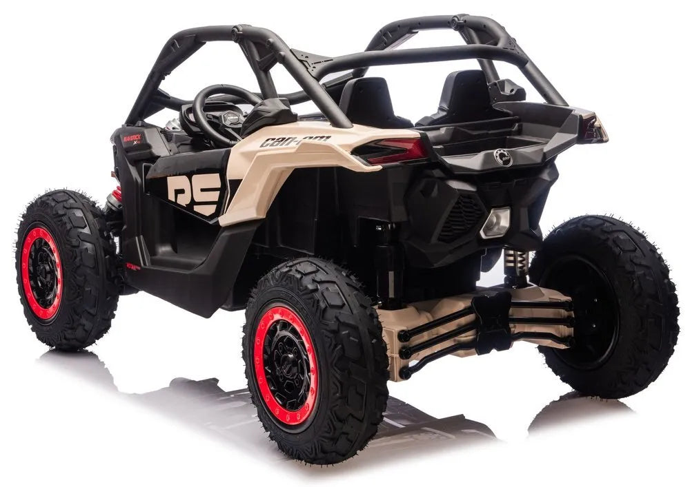 CAN‑AM Turbo RR 24V 4×4 pilkas elektromobilis