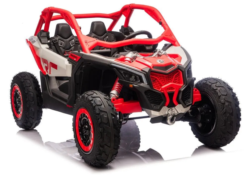 CAN‑AM Turbo RR 24V 4×4 raudonas elektromobilis