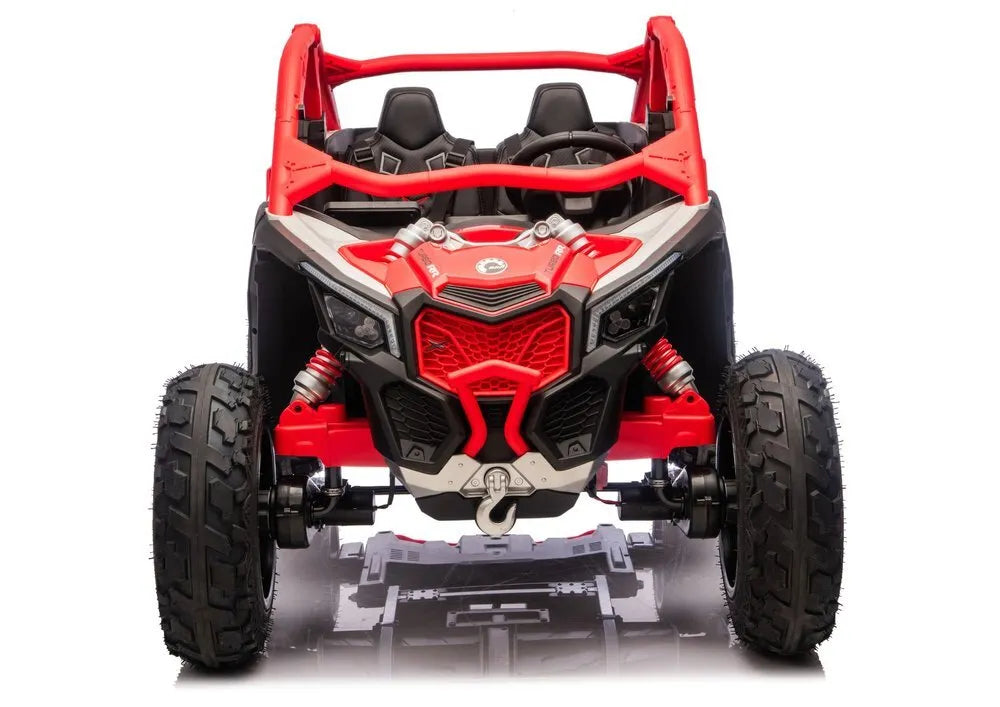 CAN‑AM Turbo RR 24V 4×4 raudonas elektromobilis