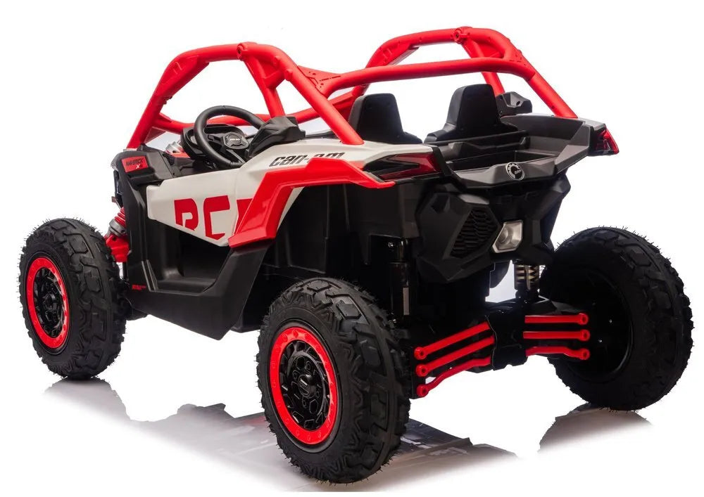 CAN‑AM Turbo RR 24V 4×4 raudonas elektromobilis