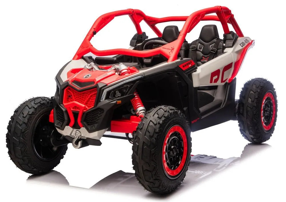 CAN‑AM Turbo RR 24V 4×4 raudonas elektromobilis