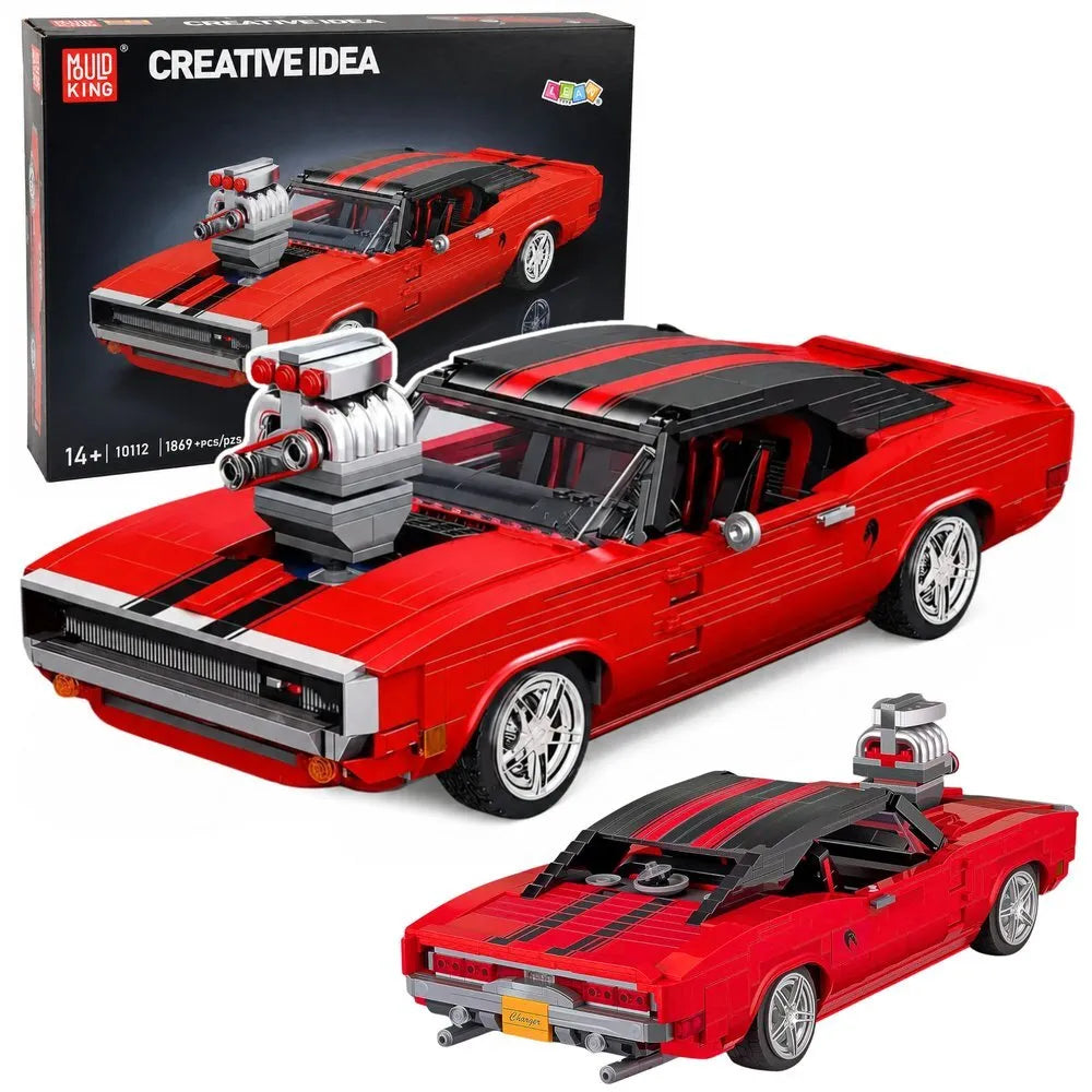 „Charger Red 1869“ – raudono sportinio automobilio konstruktorius iš 1869 detalių