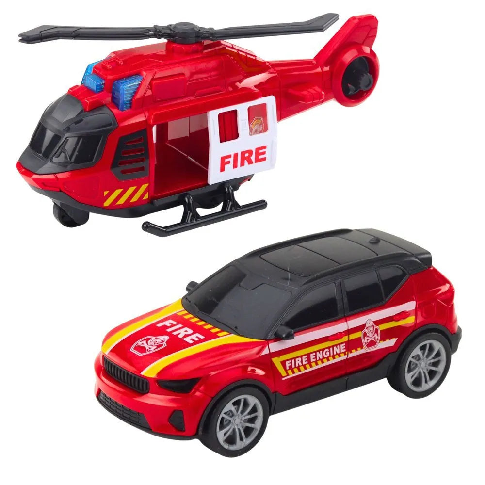 City Fire gaisrininkų rinkinys – sunkvežimis su