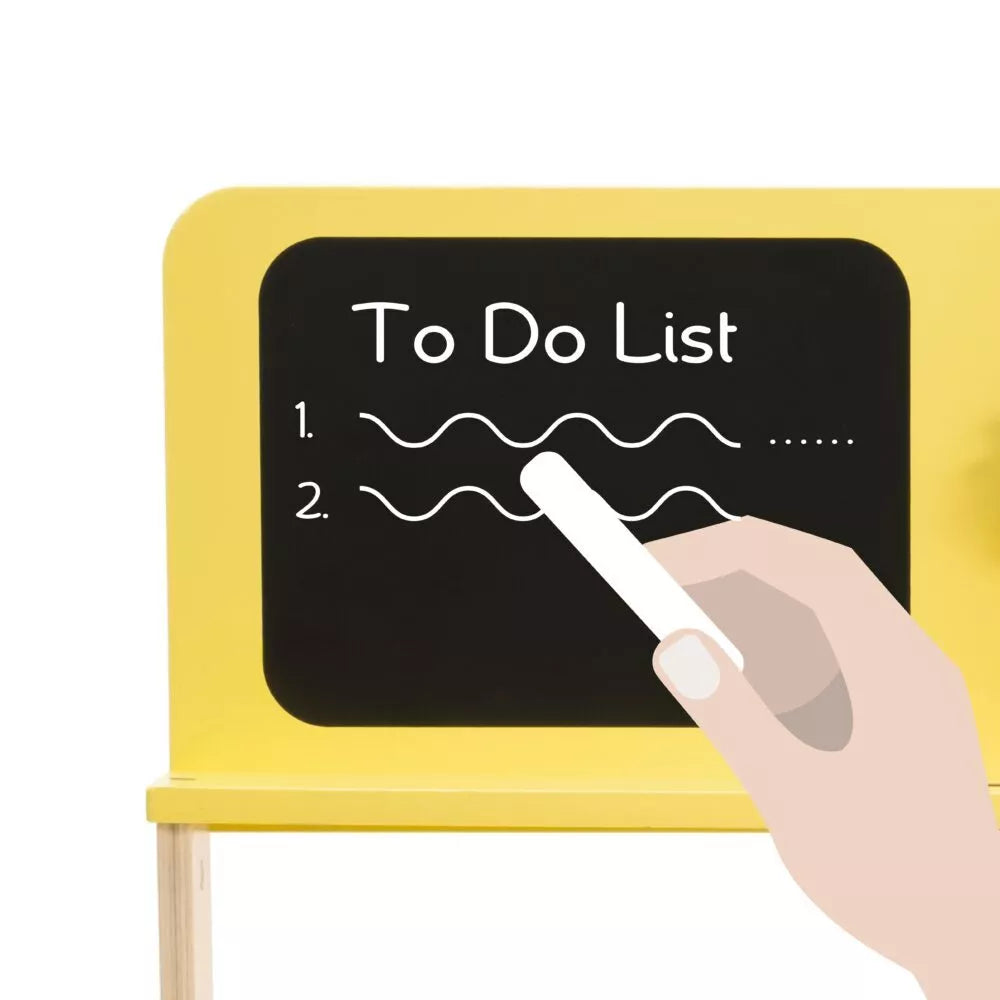 CLASSIC WORLD medinių įrankių dirbtuvės su kreidine lenta, 27 vnt.