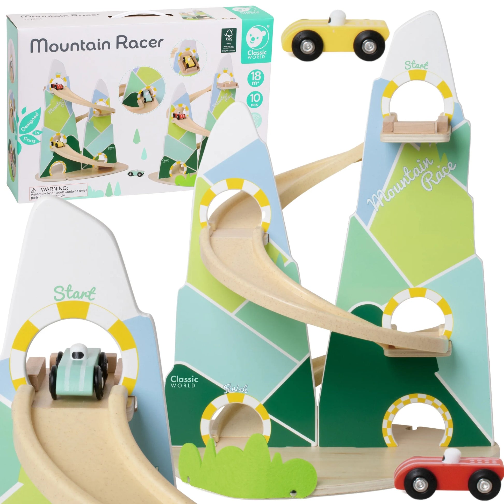 CLASSIC WORLD medinė automobilių trasa „Mountain Race“