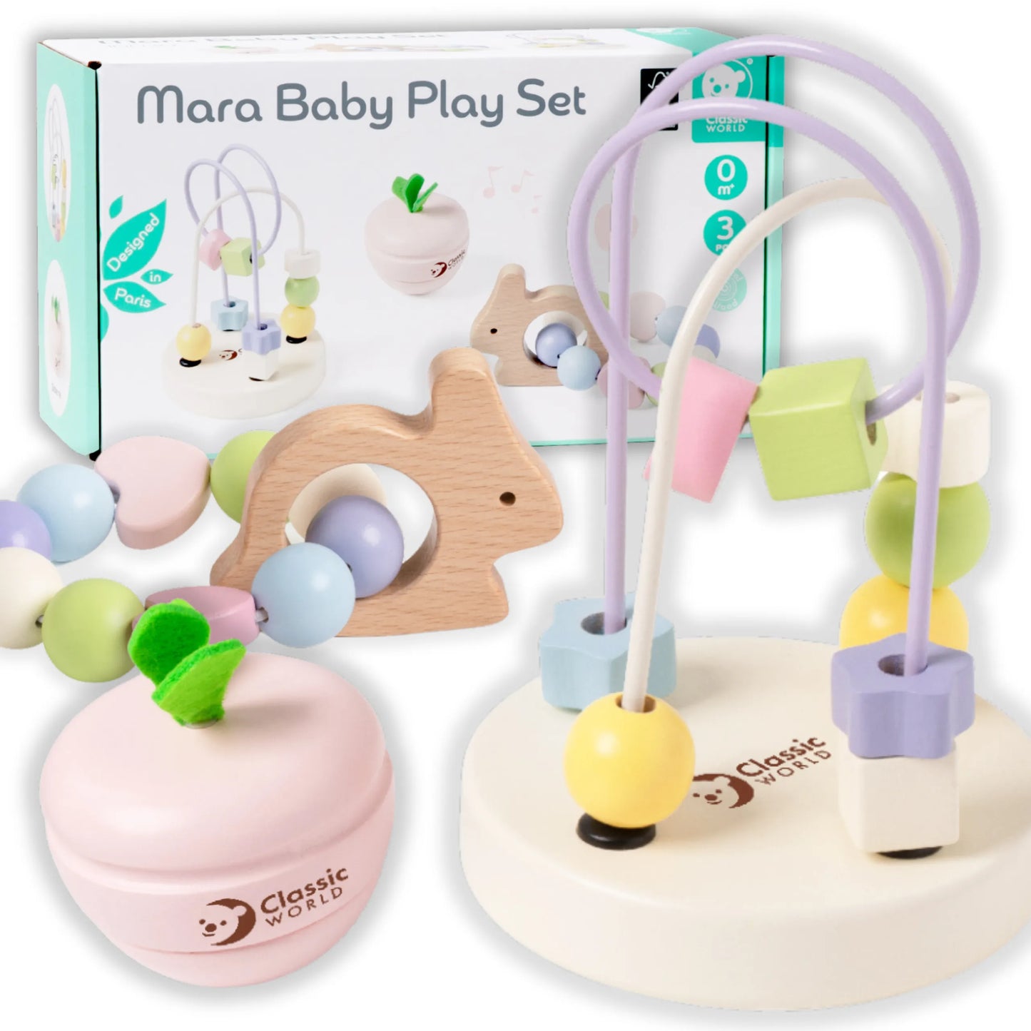 Classic World pastelinis motorikos rinkinys 3in1