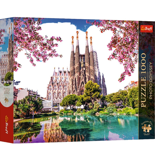 Dėlionė 1000 dalių – „Sagrada Família, Barselona, Ispanija“