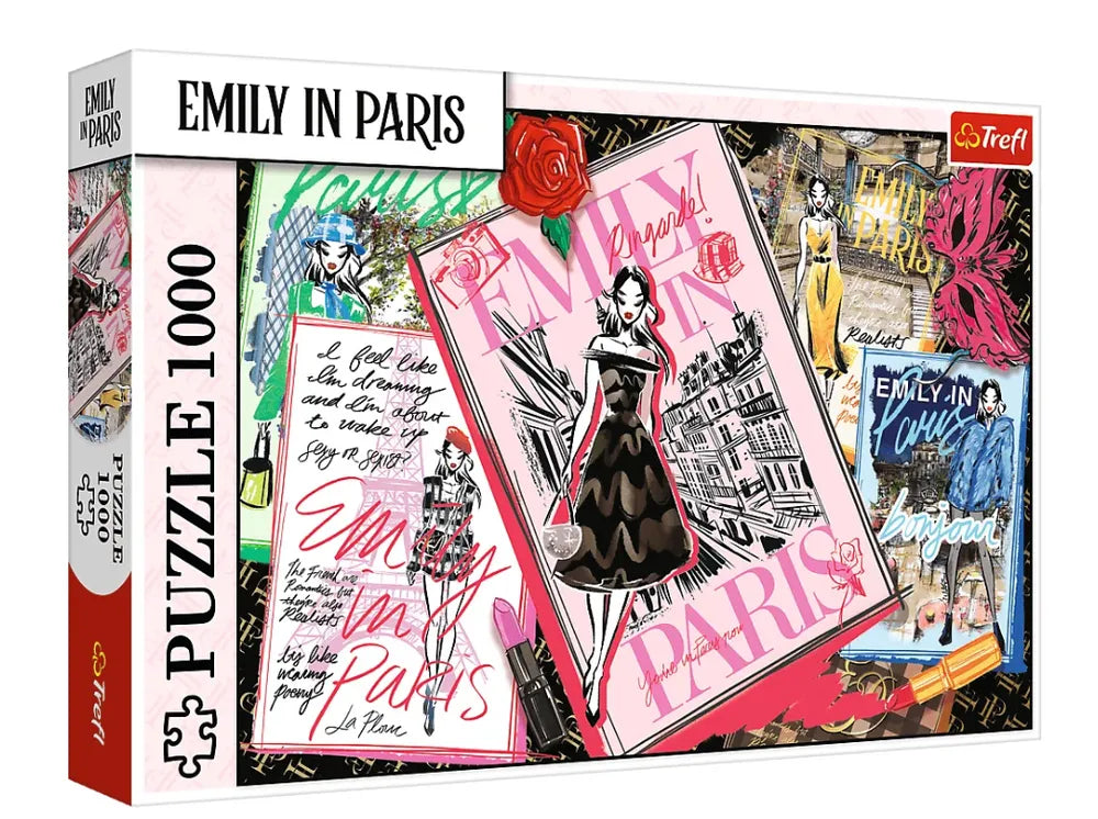 Dėlionė 1000 detalių – „Emily Paryžiuje: Mados žurnalas“