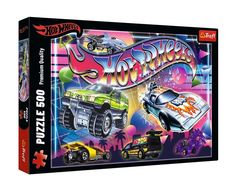 Dėlionė 500 detalių – „Hot Wheels: The 80s“
