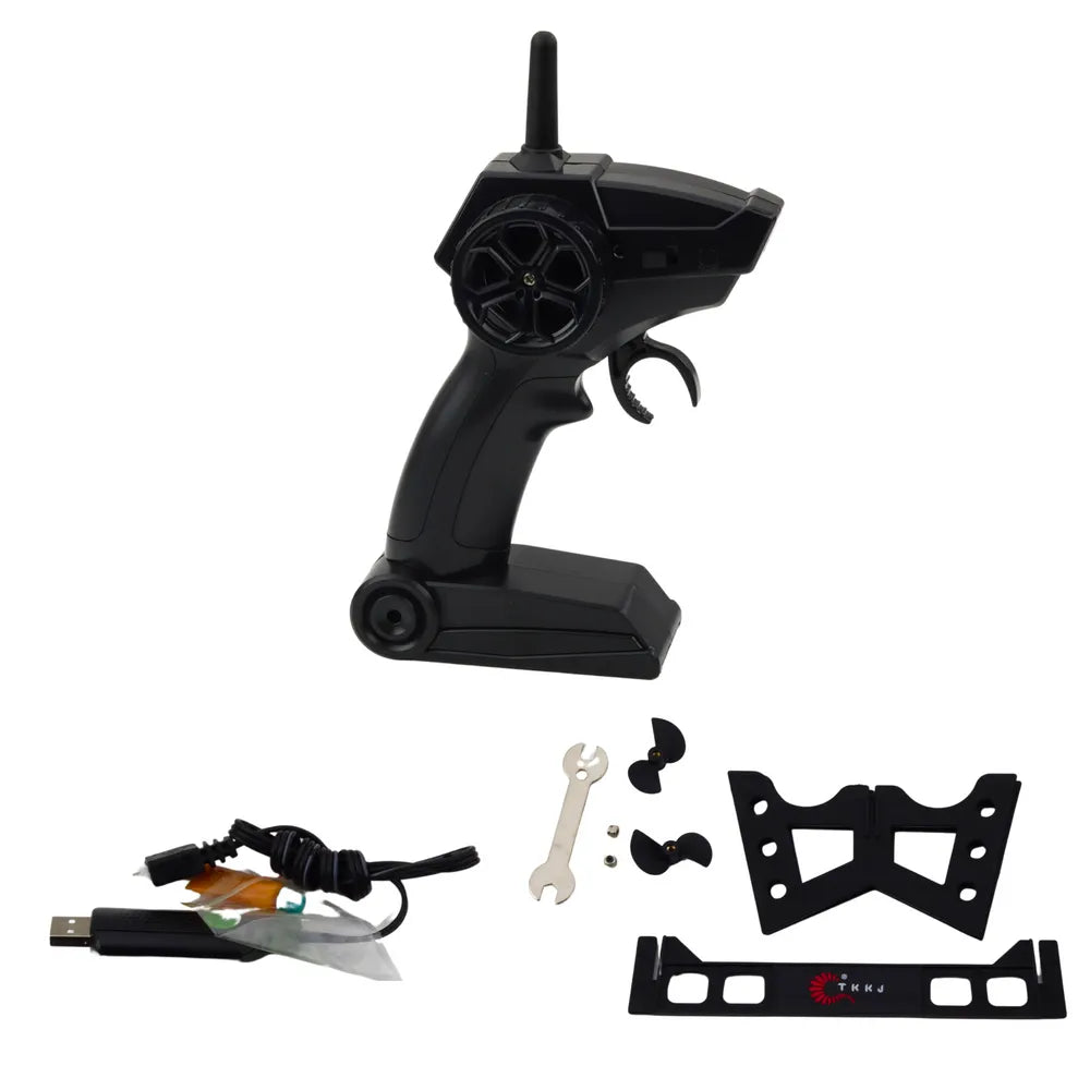 Didelis RC policijos kateris 40 cm