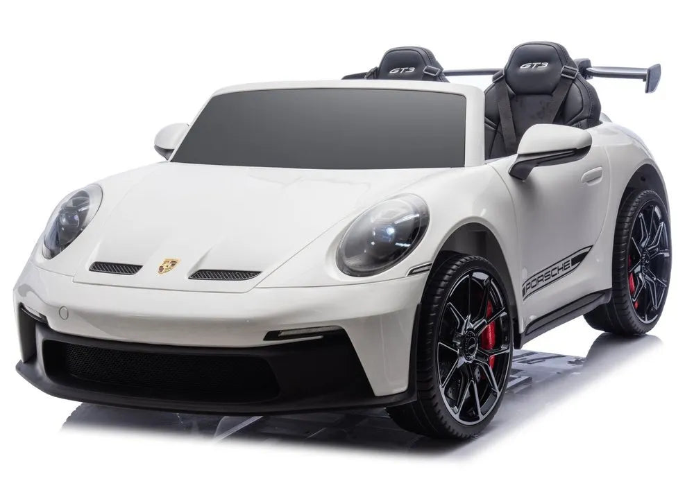 DK-P911 Porsche GT3 24V elektromobilis vaikams, baltas