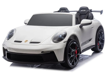 DK-P911 Porsche GT3 24V elektromobilis vaikams, baltas