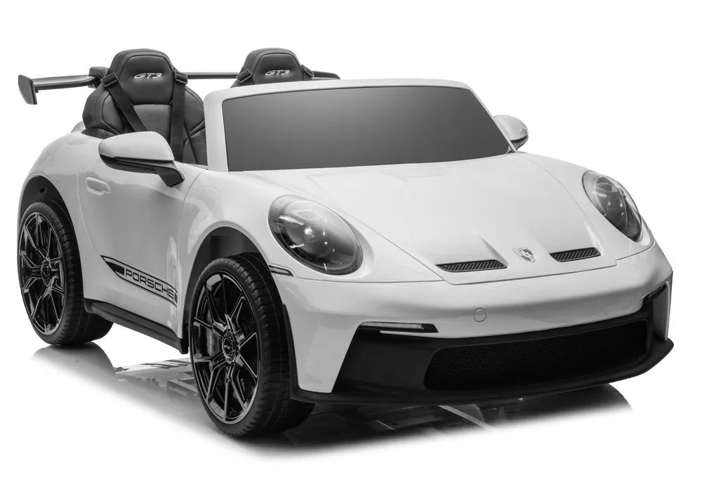 DK-P911 Porsche GT3 24V elektromobilis vaikams, baltas