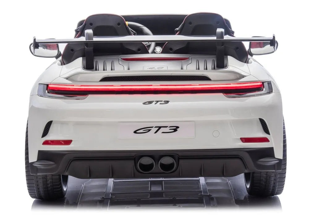 DK-P911 Porsche GT3 24V elektromobilis vaikams, baltas