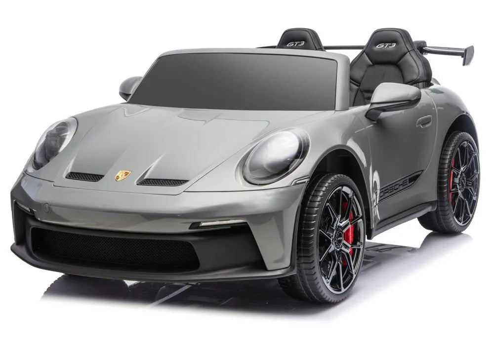 DK-P911 Porsche GT3 24V elektromobilis vaikams, pilkas